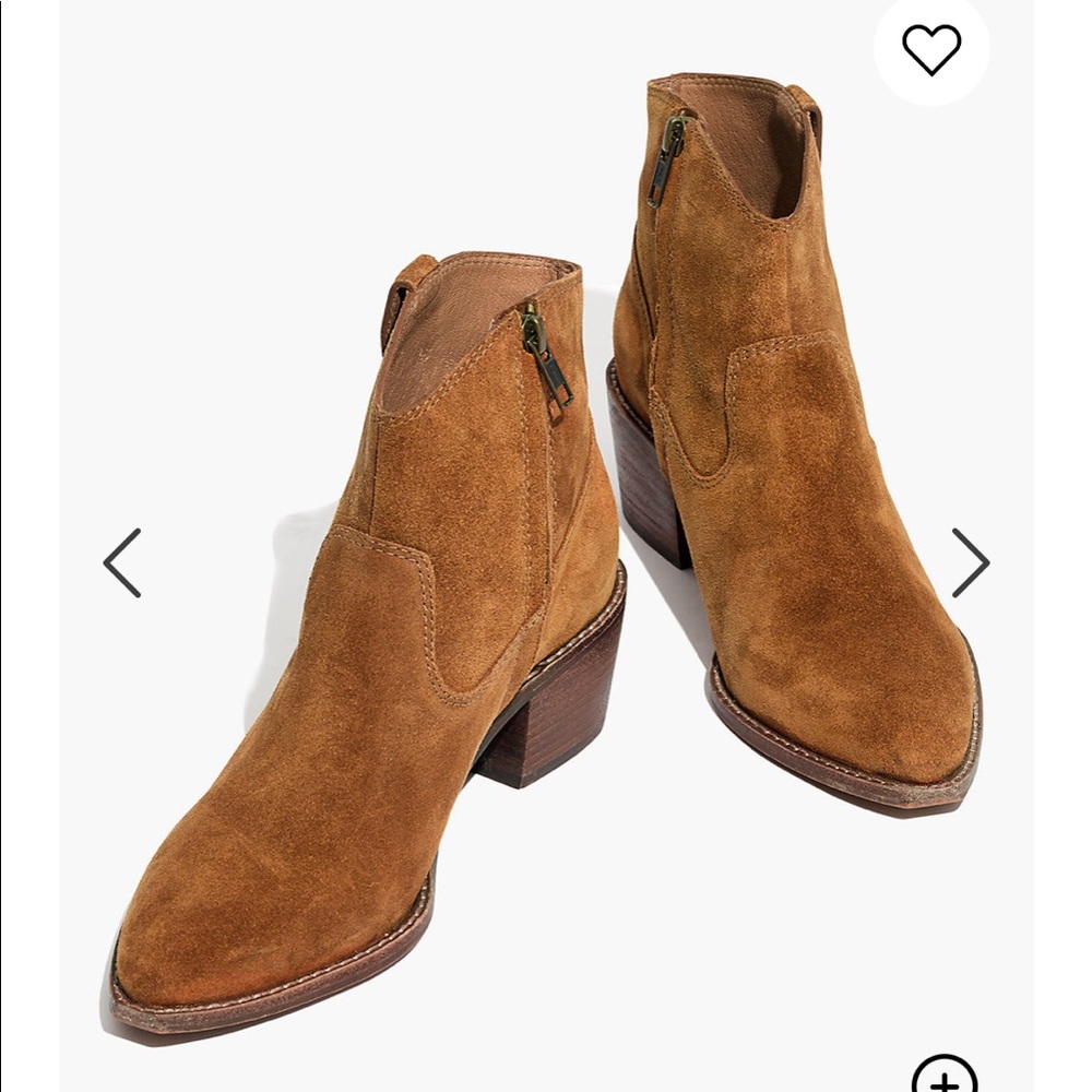 Madewell Hailie Boots in Suede
